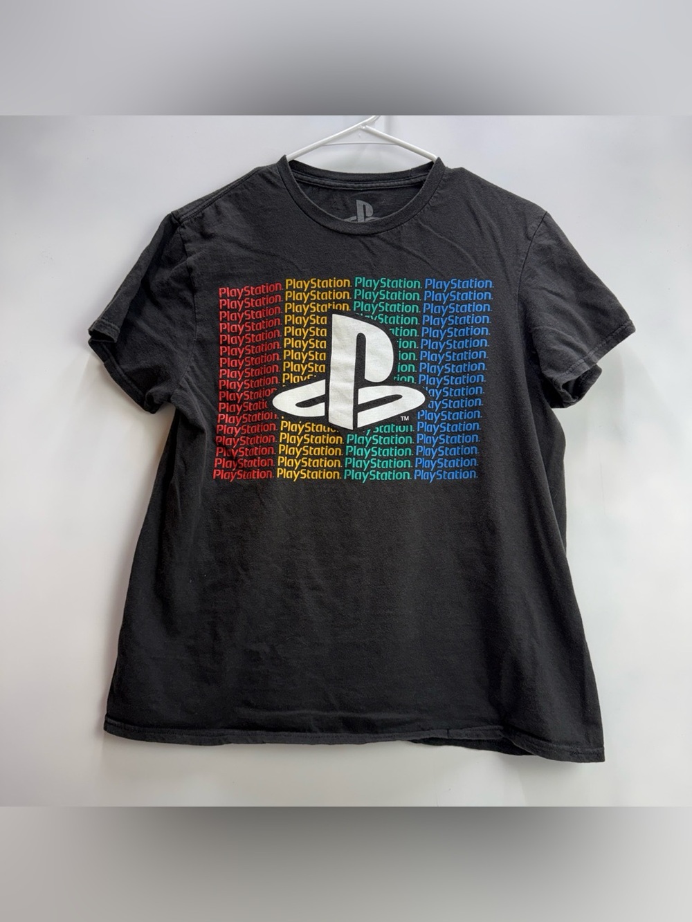 Playstation Mens Black Crewneck Graphic T-Shirt